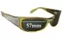 Sunglass Fix Replacement Lenses for Black Flys Sci Fly - 57mm Wide 
