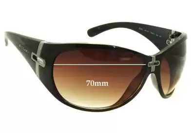 Bvlgari 8040 Replacement Lenses 70mm wide 