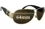 Sunglass Fix Replacement Lenses for Chanel 4128 - 64mm Wide 