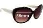 Sunglass Fix Replacement Lenses for Chanel 5184 - 58mm Wide 