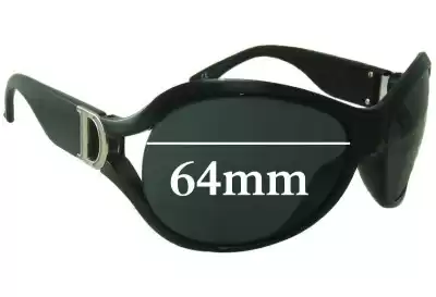 Christian Dior Promenade 1 Replacement Lenses 64mm wide 