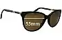 Sunglass Fix Verres de Remplacement pour Dolce & Gabbana DG4156A - 55mm Wide 