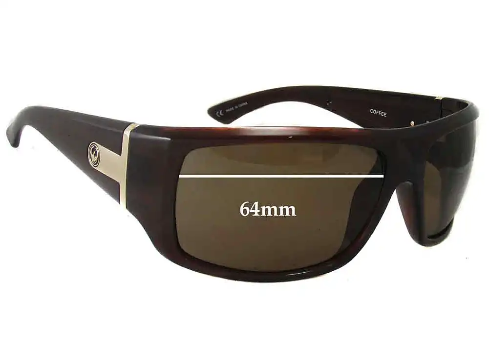 Sunglass Fix Replacement Lenses for Dragon Vantage - 64mm Wide