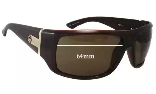 Sunglass Fix Replacement Lenses for Dragon Vantage - 64mm Wide 