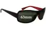 Sunglass Fix Replacement Lenses for Emporio Armani EA4012 - 63mm Wide 