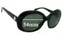 Sunglass Fix Ersatzgläser für Giorgio Armani GA 907/S - 54mm Wide 