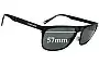 Sunglass Fix Replacement Lenses for Hugo Boss BO Sun Rx 11 - 57mm Wide 