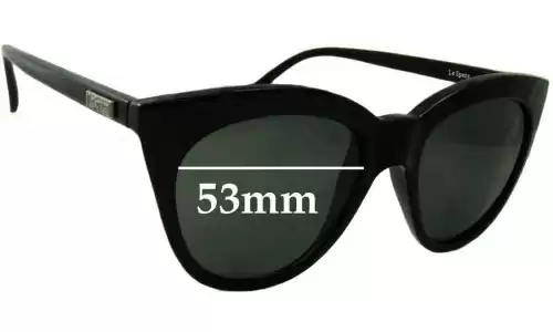 Sunglass Fix Replacement Lenses for Le Specs Halfmoon Magic - 53mm Wide 