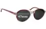 Sunglass Fix Replacement Lenses for Unbranded Lopros Gold - 47mm Wide 