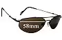 Sunglass Fix Replacement Lenses for Maui Jim MJ308 Molokai - 58mm Wide 