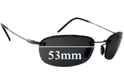 Maui Jim MJ350 Hula Verres de Remplacement 53mm wide 