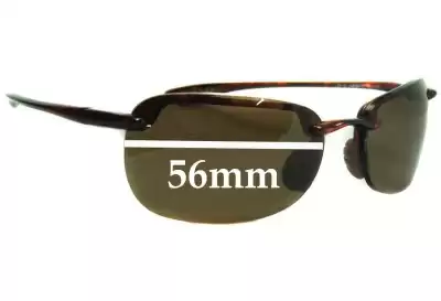 Maui Jim MJ408 Sandy Beach Replacement Lenses 56mm wide 