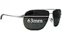 Sunglass Fix Replacement Lenses for Mosley Tribes Alliance - 63mm Wide 
