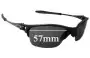 Sunglass Fix Replacement Lenses for Oakley X Metal Half-X - 57mm Wide 