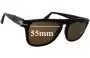 Sunglass Fix Replacement Lenses for Persol RAP8033BM - 55mm Wide 