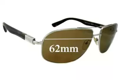 Prada SPR57N Ersatzgläser 62mm wide 