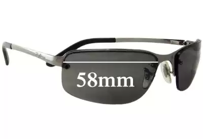 Ray-Ban RAM2062AA Replacement Lenses 58mm wide 