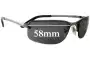 Sunglass Fix Lentes de Repuesto para Ray-Ban RAM2062AA - 58mm Wide 