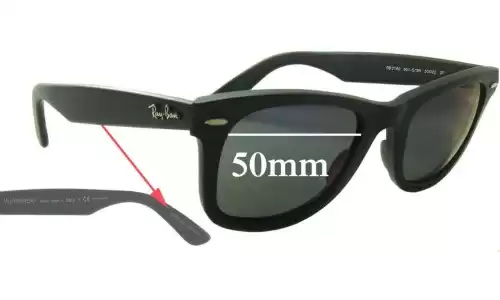 Ray-Ban RB2140 Wayfarer Special Series Replacement Lenses 50mm wide 