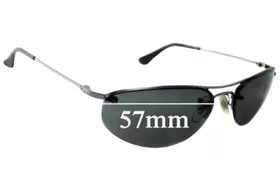 Ray-Ban RB3155 Replacement Lenses 57mm wide 