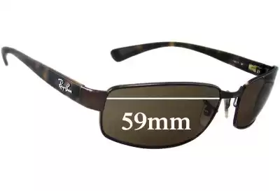 Ray-Ban RB3364 Ersatzgläser 59mm wide 