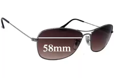 Ray-Ban RB3388 Ersatzgläser 58mm wide 