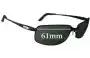 Sunglass Fix Replacement Lenses for Revo RE3085 - 61mm Wide 