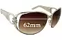 Sunglass Fix Verres de Remplacement pour Roberto Cavalli Azzurrite 456S - 62mm Wide 