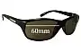 Sunglass Fix Replacement Lenses for Serengeti Arezzo - 60mm Wide 