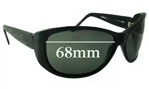 Sunglass Fix Replacement Lenses for Smith Novella - 68mm Wide 