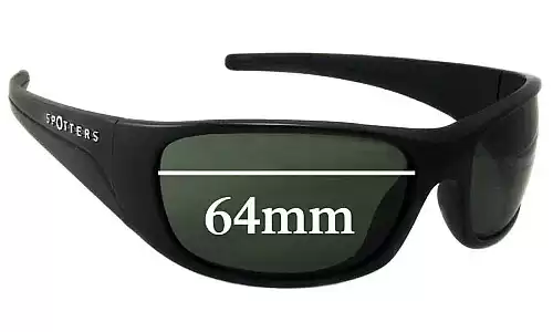 Sunglass Fix Replacement Lenses for Spotters Alpha 2015 & Prior - 64mm Wide 
