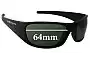 Sunglass Fix Replacement Lenses for Spotters Alpha 2015 & Prior - 64mm Wide 