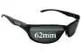 Sunglass Fix Replacement Lenses for Ugly Fish PT24234 - 62mm Wide 