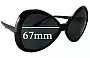 Sunglass Fix Verres de Remplacement pour Unbranded Unidentified DYPHC 175 - 67mm Wide 