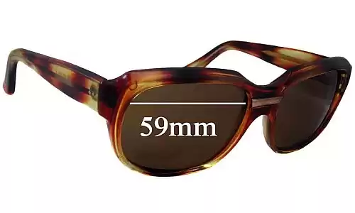 Sunglass Fix Replacement Lenses for Unbranded Unidentified - 59mm Wide Sunglass Fix Replacement Lenses for Unbranded Unidentified - 59mm Wide