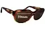 Sunglass Fix Replacement Lenses for Unbranded Unidentified - 59mm Wide 