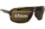 Sunglass Fix Replacement Lenses for Von Zipper Decco - 65mm Wide 