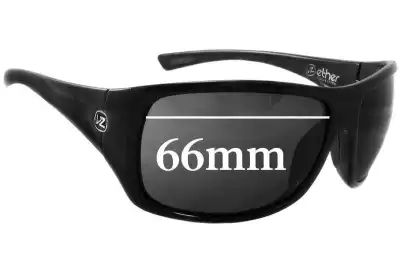 Von Zipper Lithium Replacement Lenses 66mm wide 