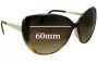 Sunglass Fix Replacement Lenses for Witchery Linda - 60mm Wide 