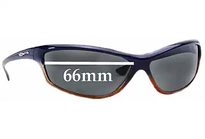 Arnette Asylum AN4058 Replacement Lenses 66mm wide 