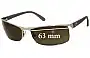 Sunglass Fix Replacement Lenses for Calvin Klein CK1079S - 63mm Wide 