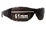 Sunglass Fix Replacement Lenses for Calvin Klein CK3052S - 61mm Wide 