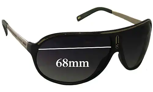 Sunglass Fix Lentes de Repuesto para Carrera Rush - 68mm Wide 