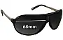 Sunglass Fix Lentes de Repuesto para Carrera Rush - 68mm Wide 