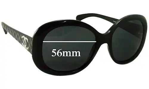 Sunglass Fix Replacement Lenses for Chanel 5188 - 56mm Wide 