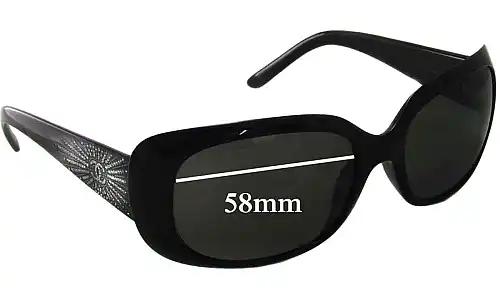 Sunglass Fix Lentes de Repuesto para Chanel 6026-B - 58mm Wide 