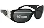 Sunglass Fix Lentes de Repuesto para Chanel 6619 - 63mm Wide 