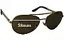 Sunglass Fix Replacement Lenses for Chopard SCH 763S - 58mm Wide 
