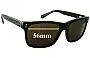 Sunglass Fix Replacement Lenses for Country Road CR Sun Rx 06 - 56mm Wide 
