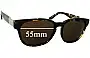Sunglass Fix Replacement Lenses for Country Road CR Sun Rx 07 - 55mm Wide 